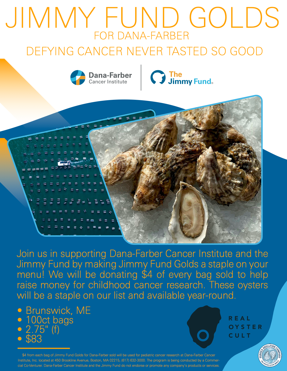 Jimmy Fund Golds for Dana-Farber